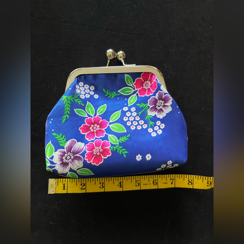 Sweet vintage floral micro purse clutch wedding summer party ready - Picture 5 of 6